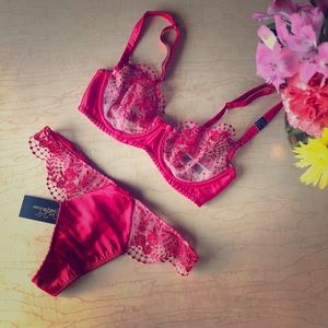 Dita Von Teese Underwire Bra and Thong Set